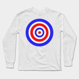 Retro Classic Mod Target Symbol Long Sleeve T-Shirt